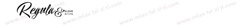 宋体 Regula字体转换